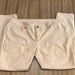 Maurices Women's Light Tan Straight Leg Jeans